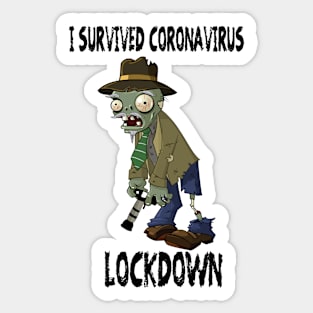 I Survived Coronavirus Sticker